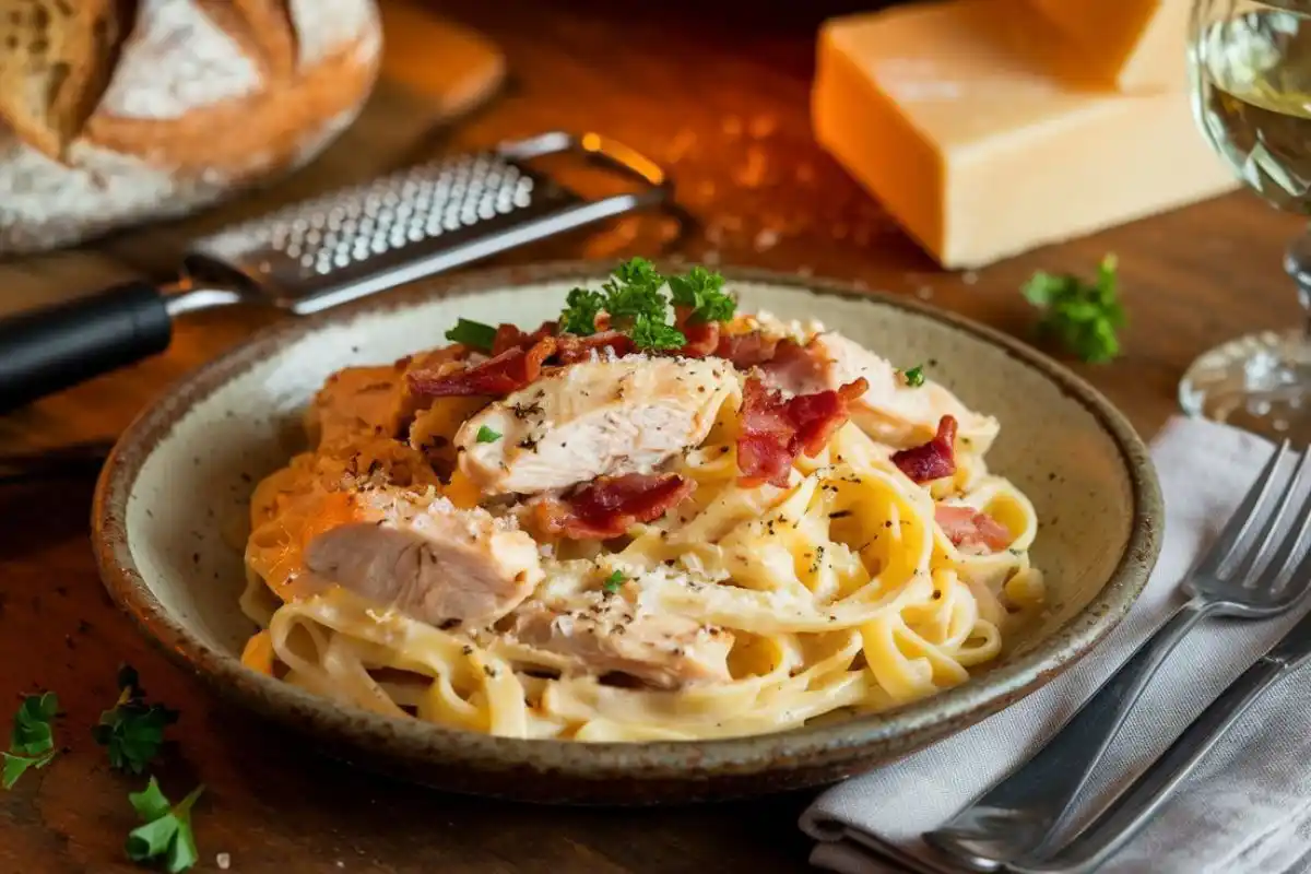 Perfectly Creamy Chicken Carbonara
